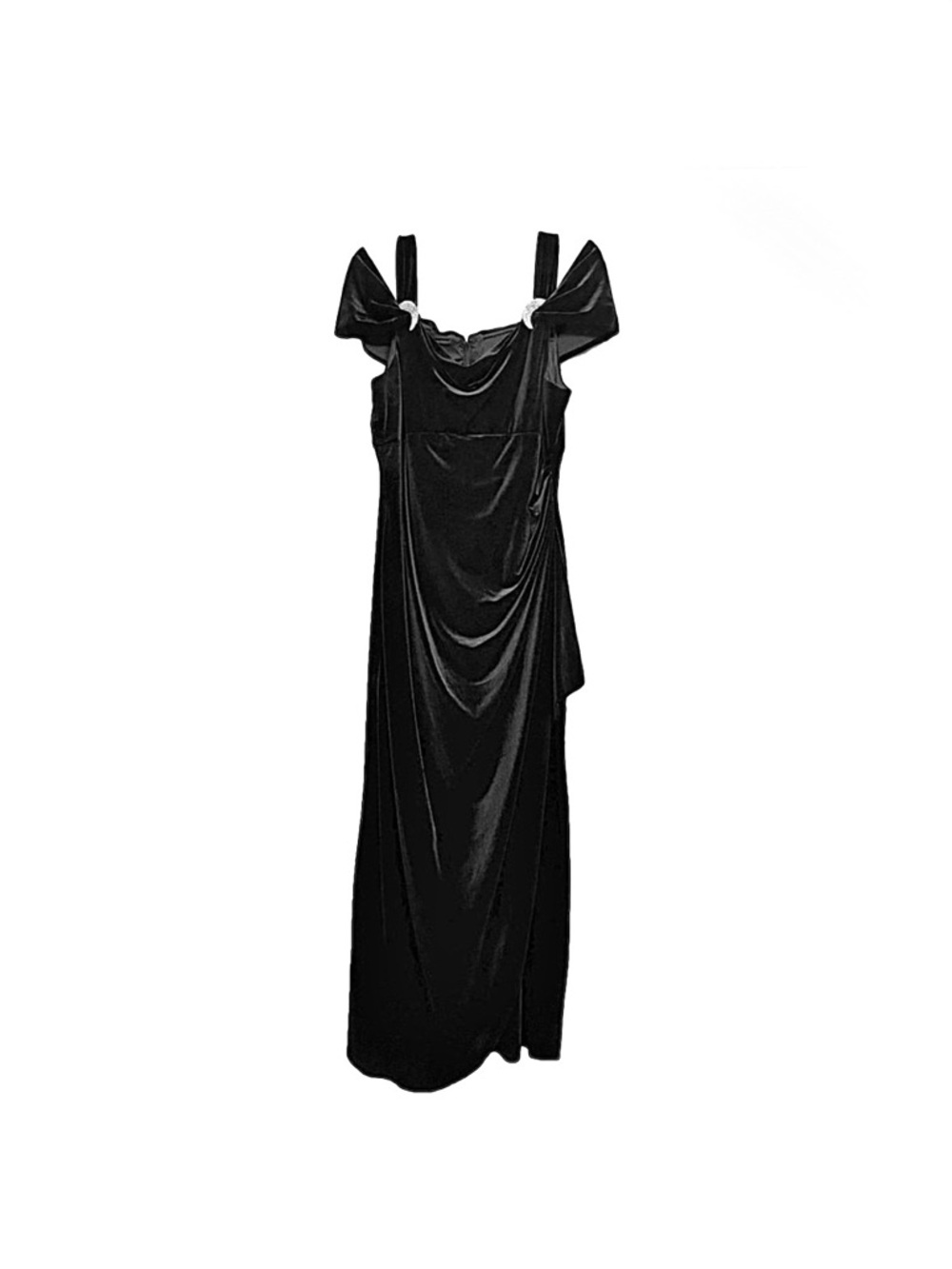 Alex Evenings Velvet Evening Gown Formal Party Cocktail
